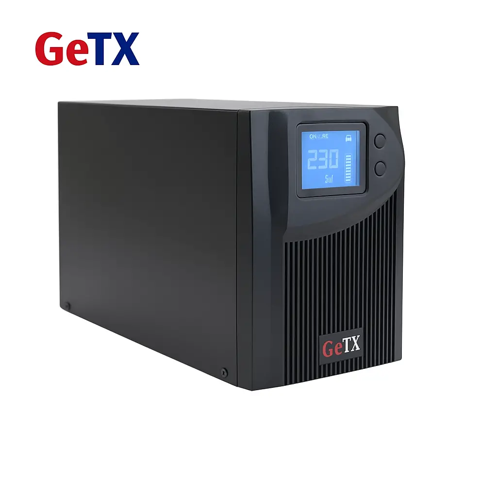 Ups Getx 1000Va, 1Kv Online - Gxk-1-1-1-Co  (Lcd, Battery 12V-9A *2) 1