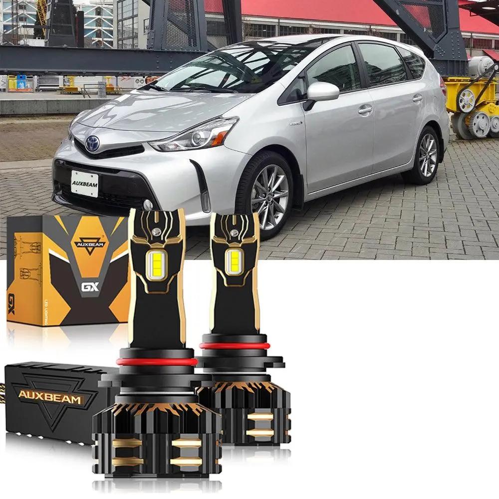 For 2012-2018 Toyota Prius V 9005 H11 Led Headlight Bulbs Bundle 13