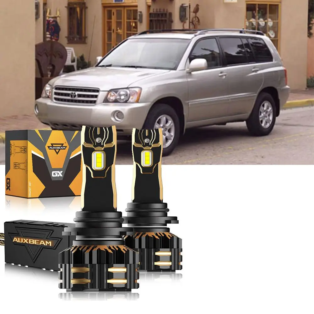 For 2001-2003 Toyota Highlander 9005 9006 Led Headlight Bulbs Bundle 11