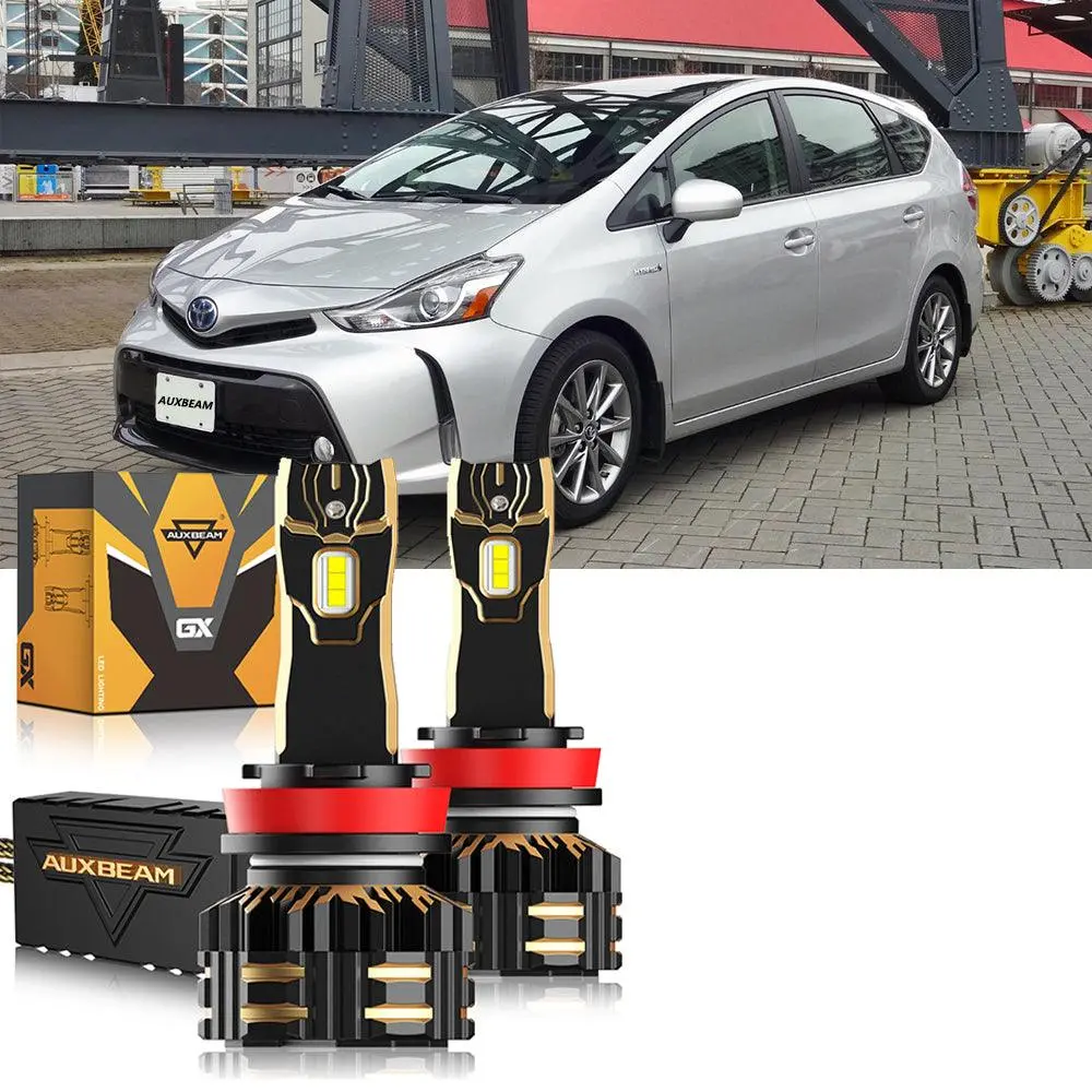 For 2012-2018 Toyota Prius V 9005 H11 Led Headlight Bulbs Bundle 14