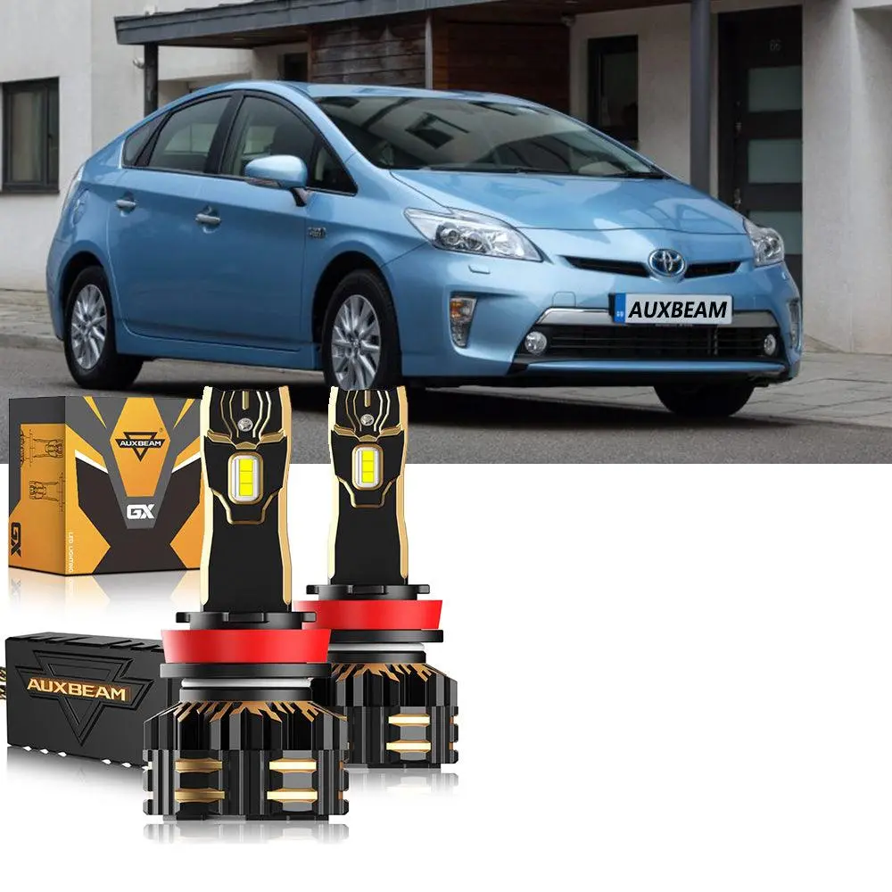 For 2012-2015 Toyota Prius Plug-In 9005 H11 Led Headlight Bulbs Bundle 15