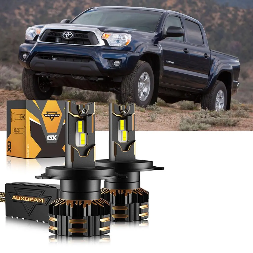 For 2012-2015 Toyota Tacoma H4 Led Headlight Bulbs Bundle 12
