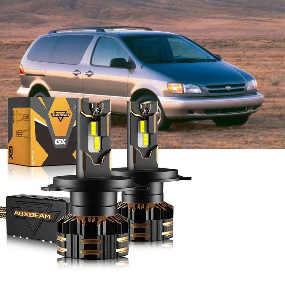 For 2000 Toyota Sienna H4 Led Headlight Bulbs 1