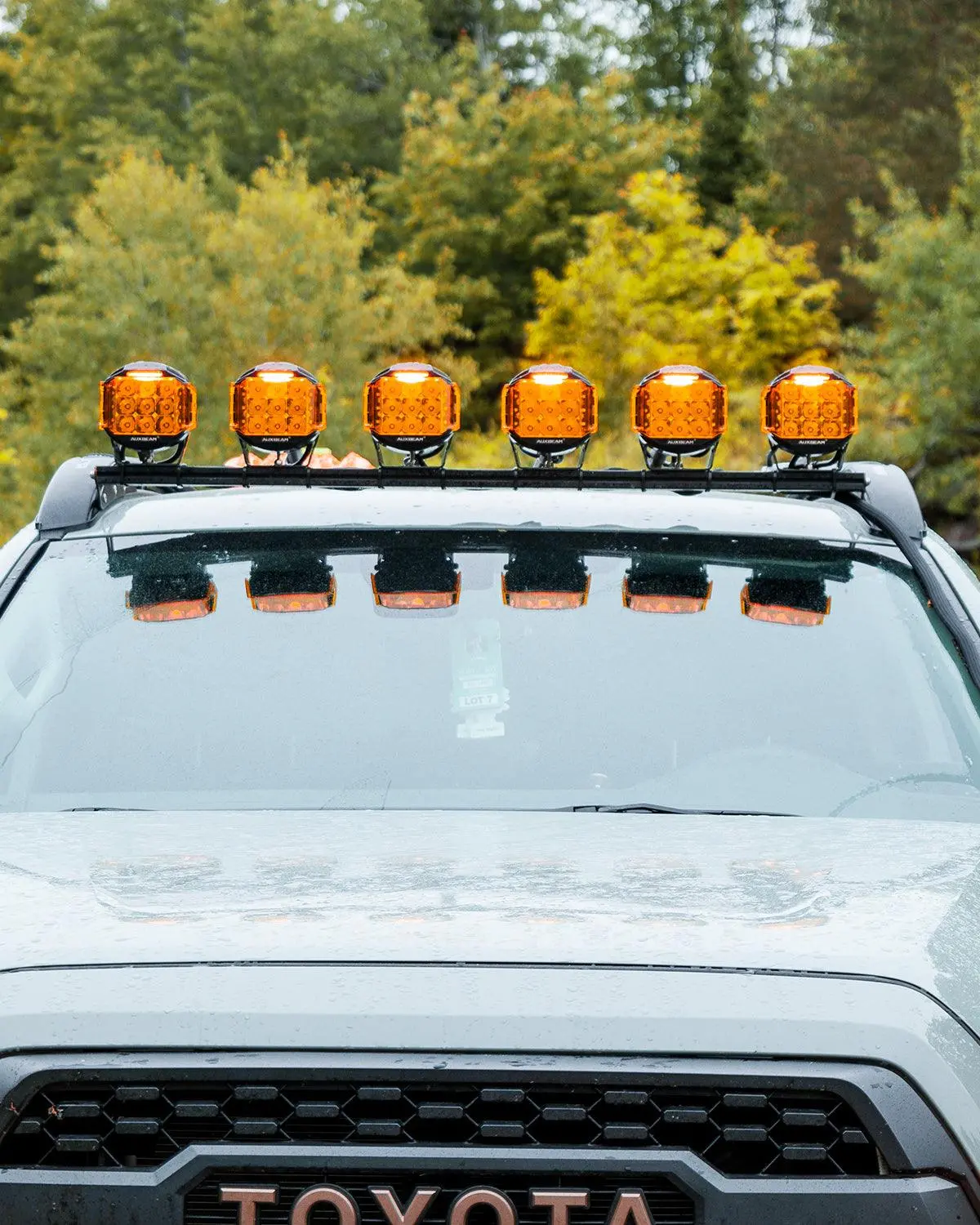 V-Max Series 6Pcs Side Shooter Pod Lights With Power Harness 6