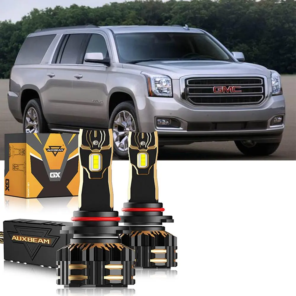 For 2017-2018 Gmc Yukon Xl Halogen 9005 H11 Led Headlight Bulbs Bundle 4