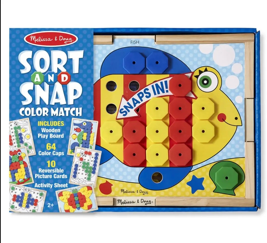 Melissa And Doug Sort And Snap Color Match 1