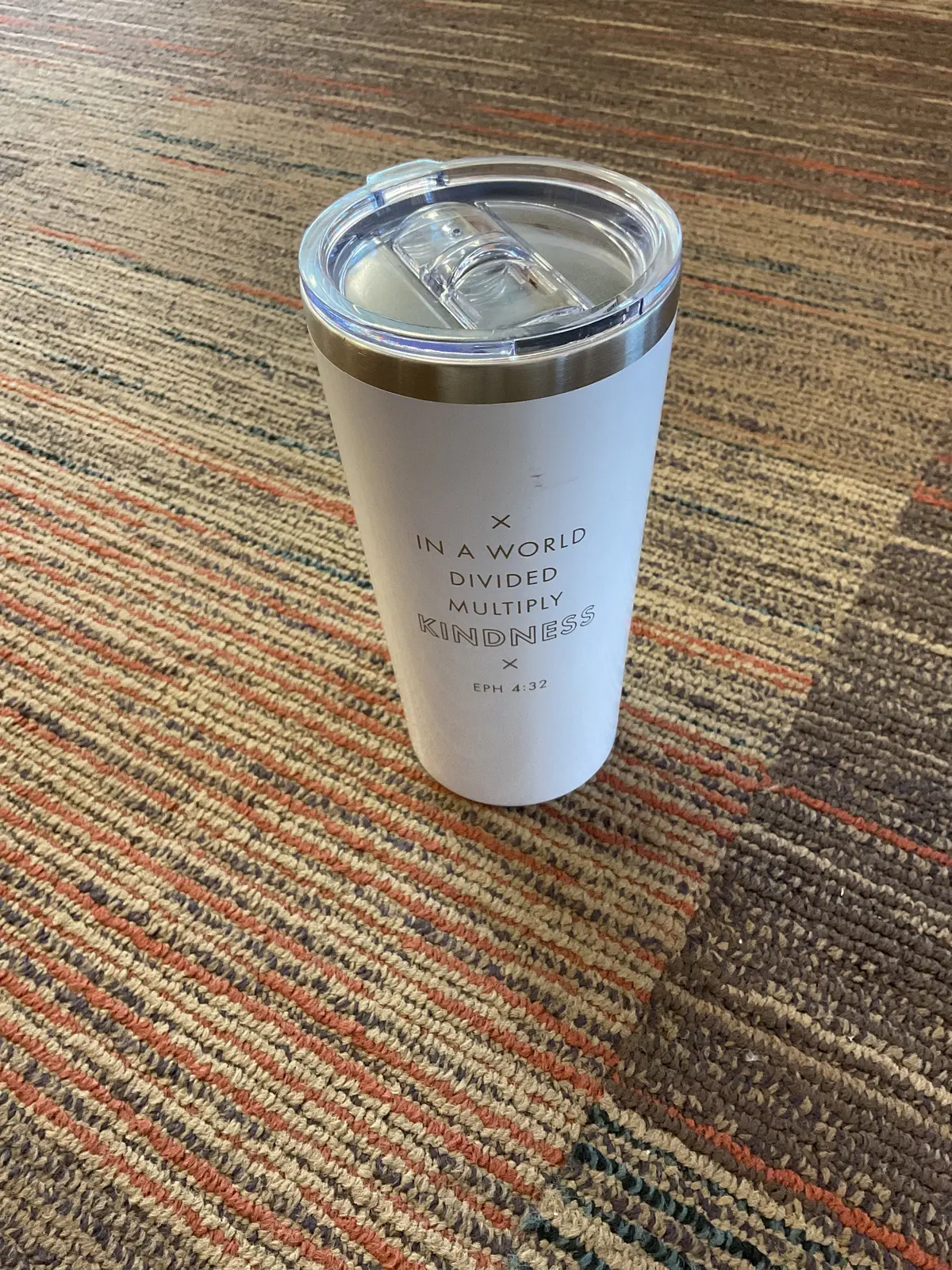 National Brand Christmas Travel Mug White/Clear 1