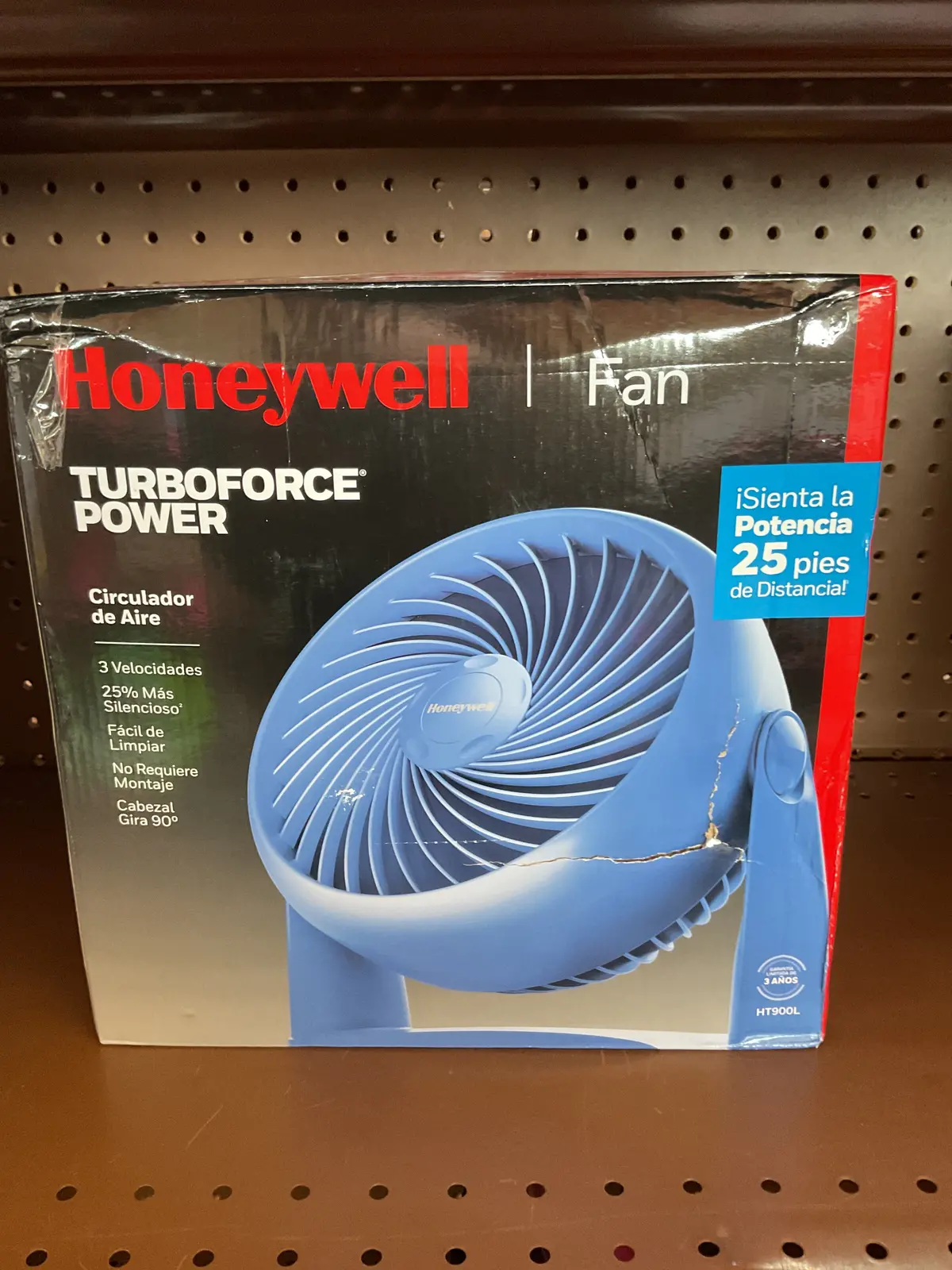 Honeywell Turbo Force Table Air Circulator Fan Blue 1