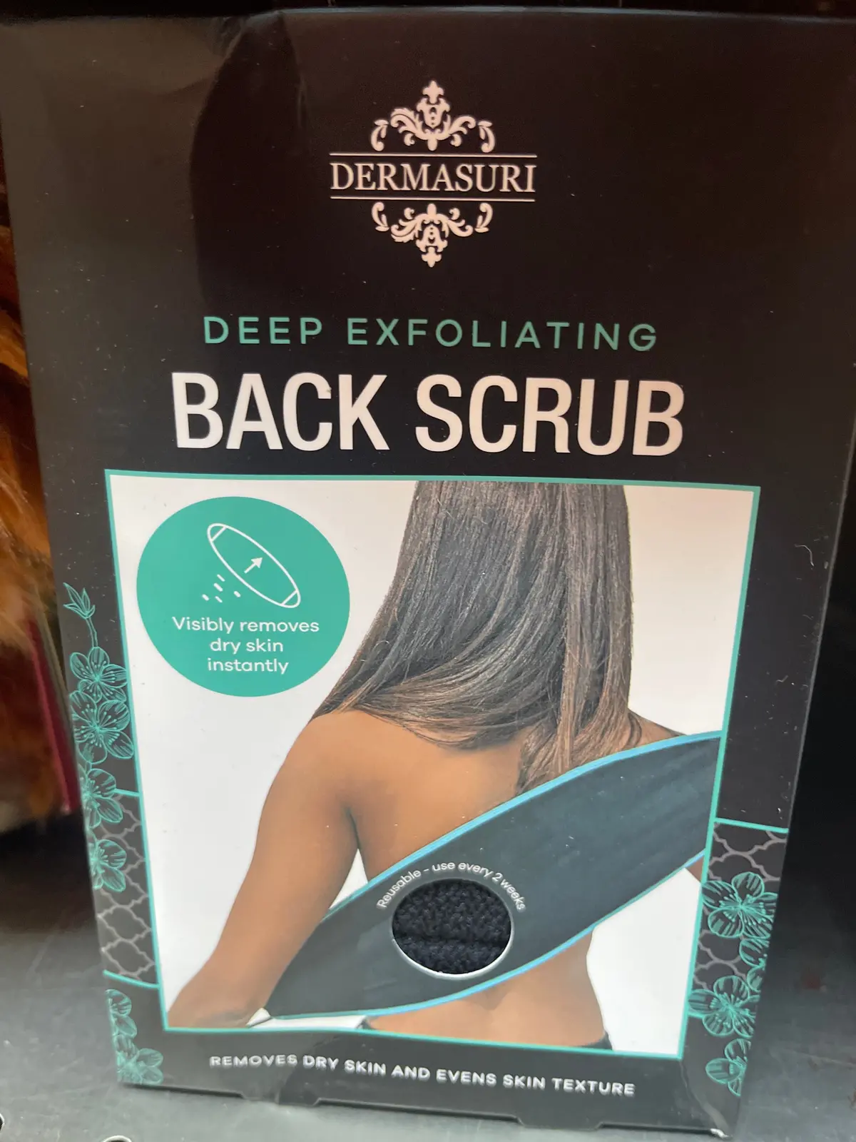Dermasuri Exfoliating Back Scrub Scrubber
- 1Ct 1