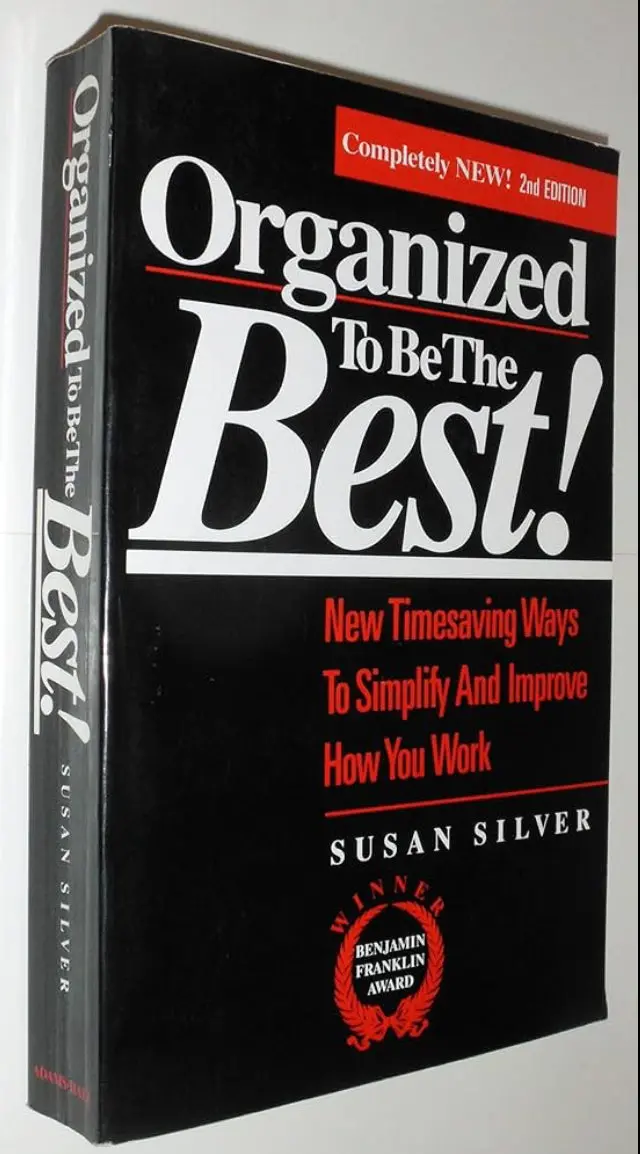 Organized To Be The Best By Susan Silver (Paperback) 1