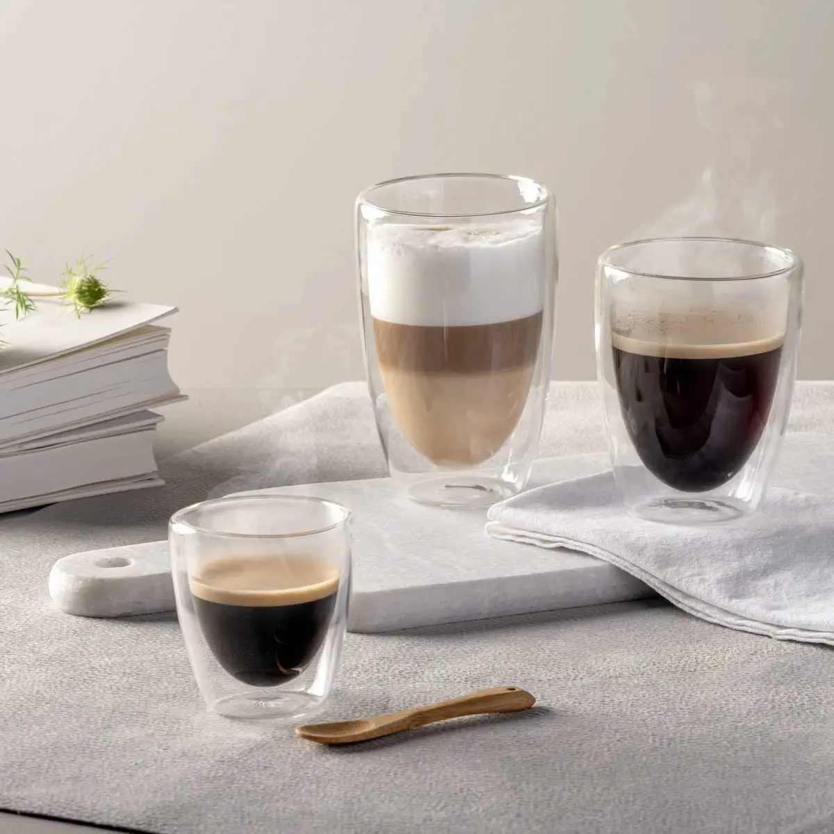 Leonardo Dubbelwandige Koffieglazen Duo 300 Ml - 2 Stuks 2
