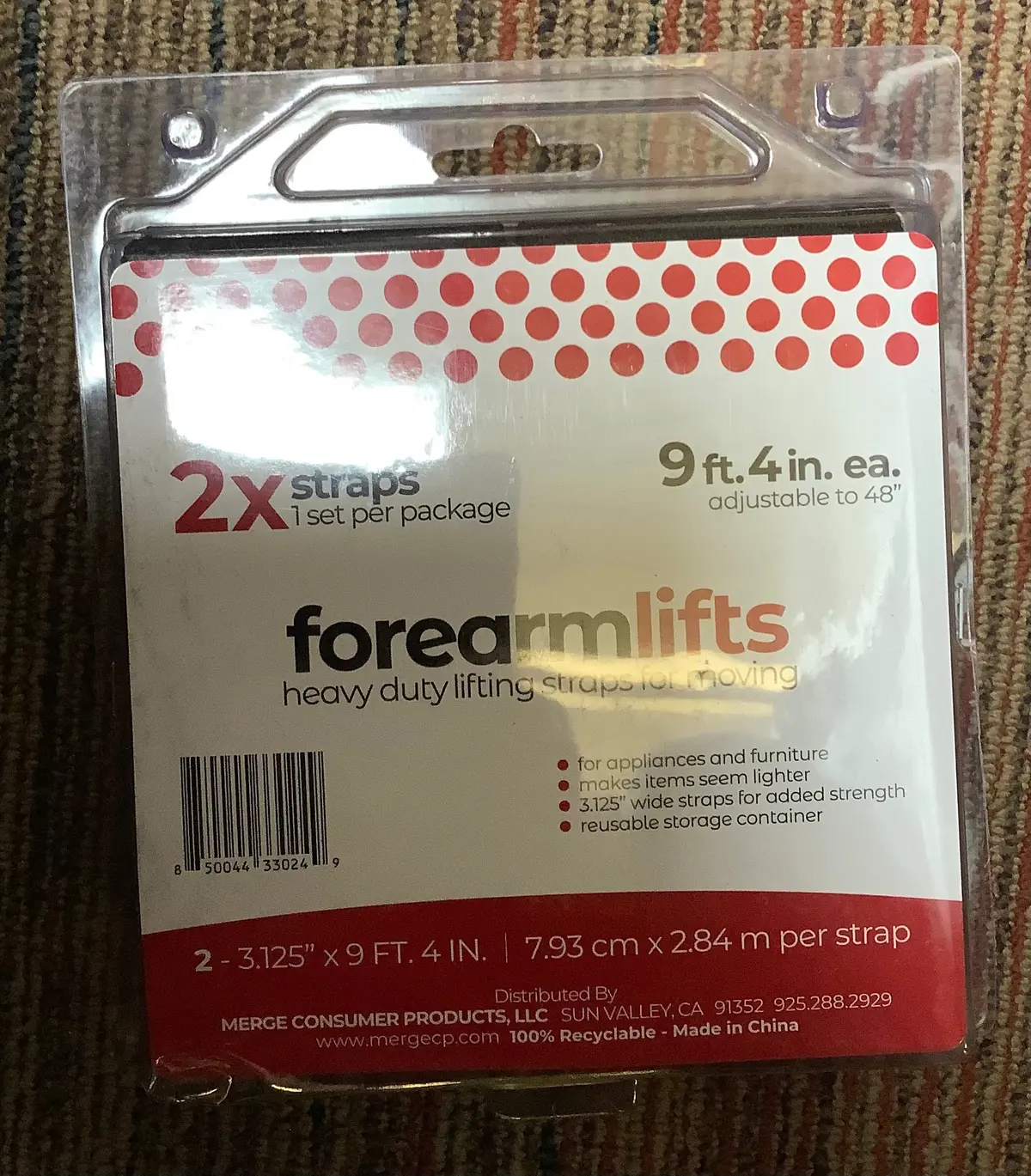 Natural Home Forearm Straps Clam Shell - Clearance 1