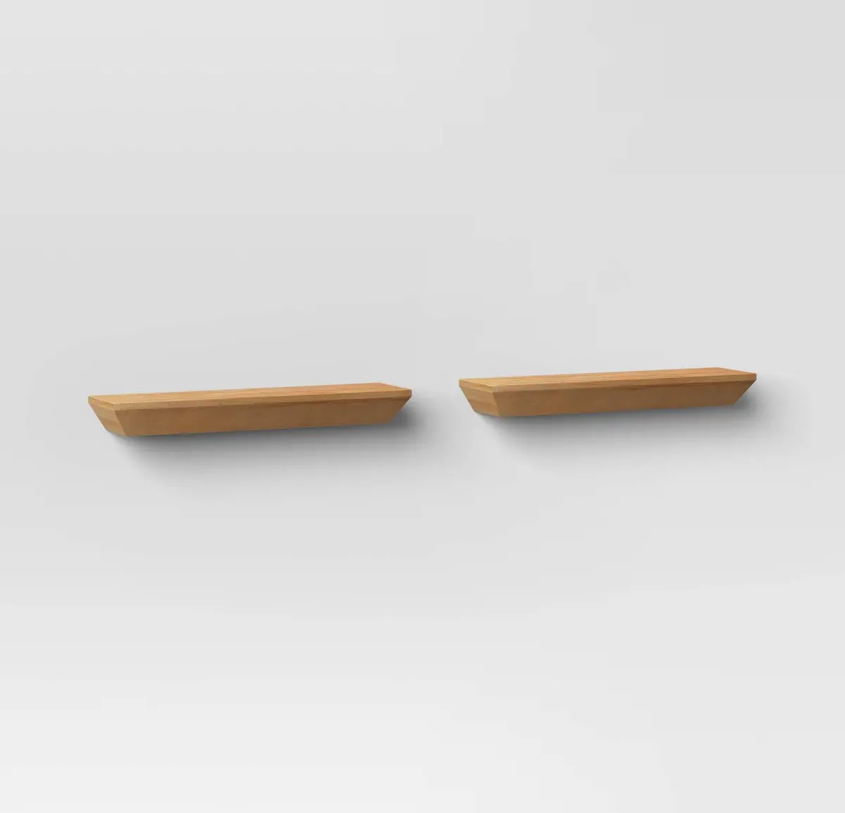 2Pc Wedge Shelf Set Natural 1