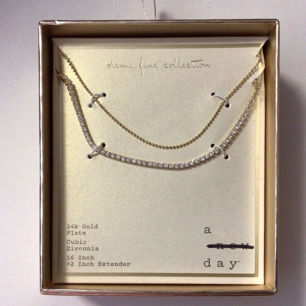 Necklace - Gold (2Pc) 1