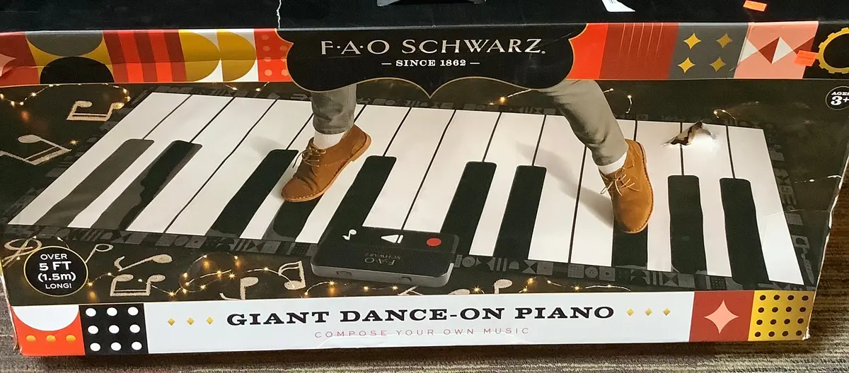 Fao Schwarz Giant 69" Dance-On Piano Mat 1