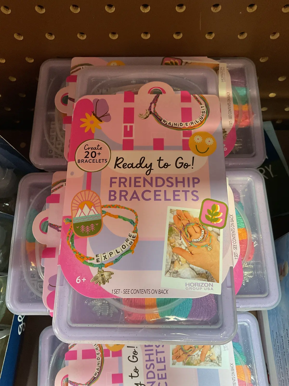 Ready To Go! Friendship Bracelets Kit-Purple Box 1