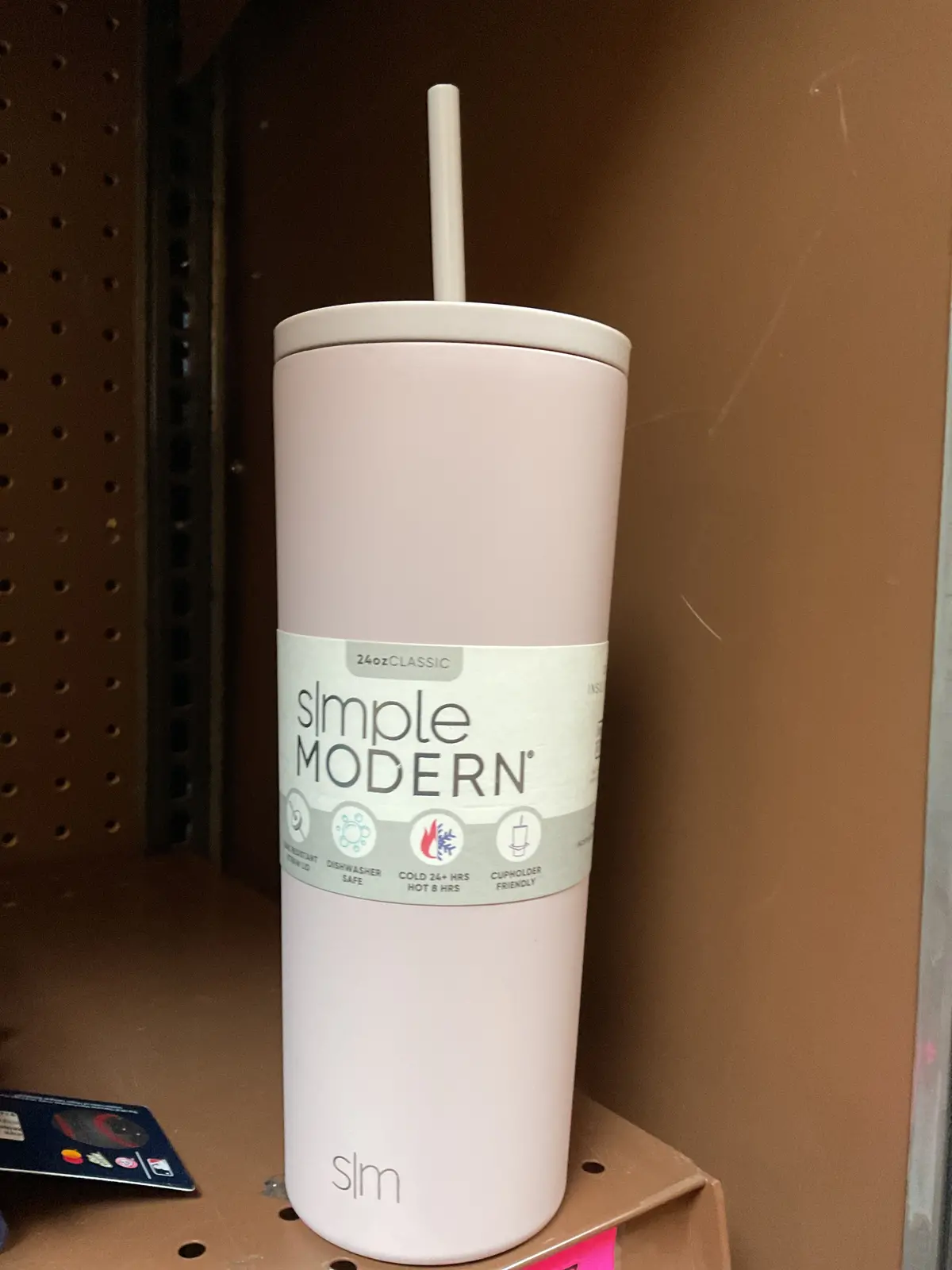 Simple Modern 24Oz Insulated Stainless Steel Classic
Tumbler With Straw - Pale Orchid 1