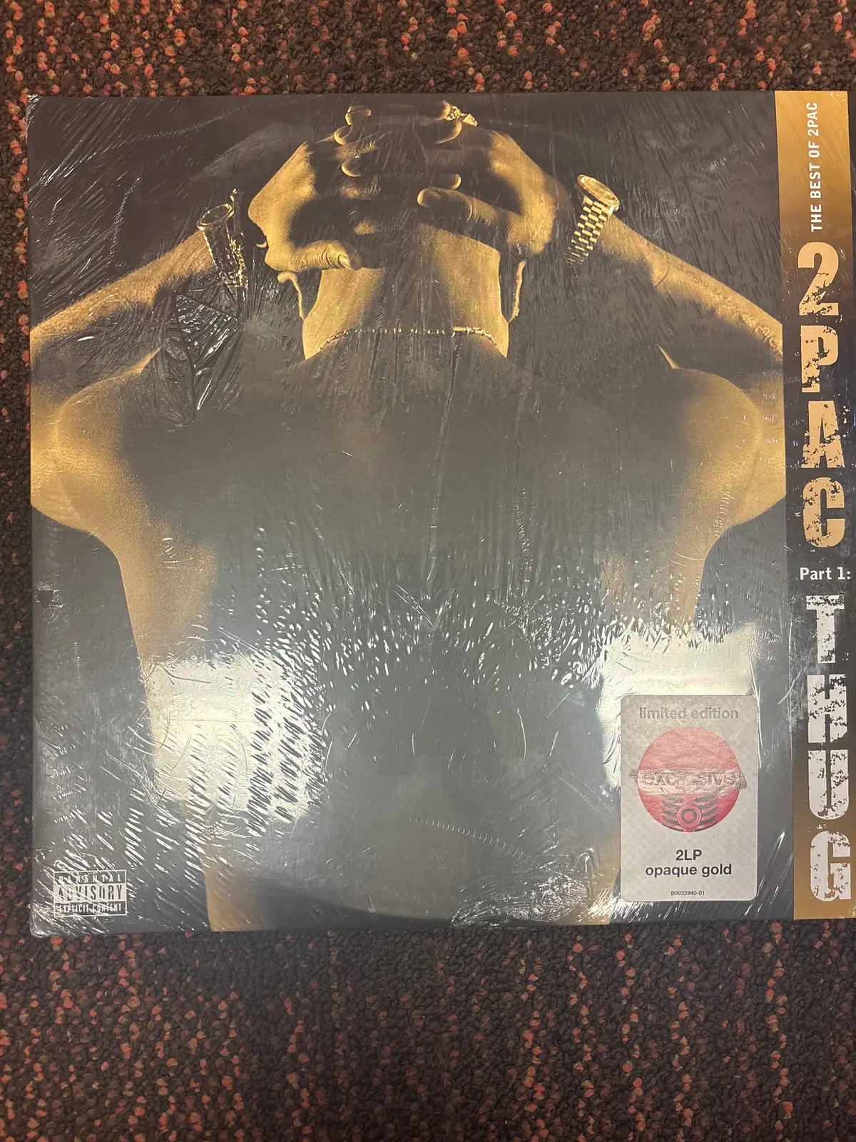 2Pac - Thug - The Best Of 2Pac Part 1 Opaque Gold Exclusive Vinyl - Sealed 1