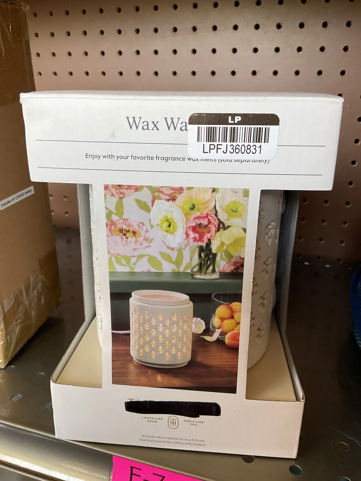 Paisley Pattern White Wax Warmer 1
