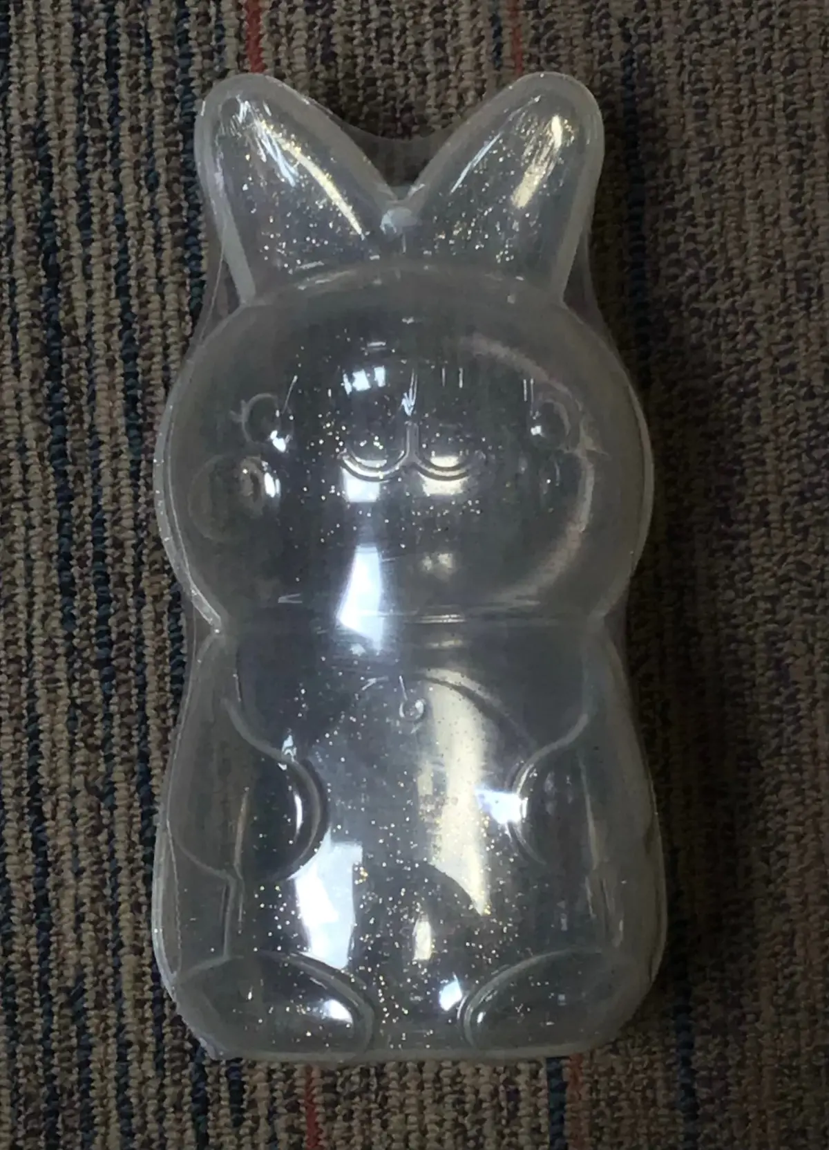 Gold Glitter Bunny Vessel 1