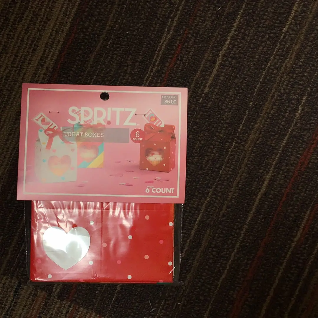6Ct Valentines Mini Treat Boxes 1