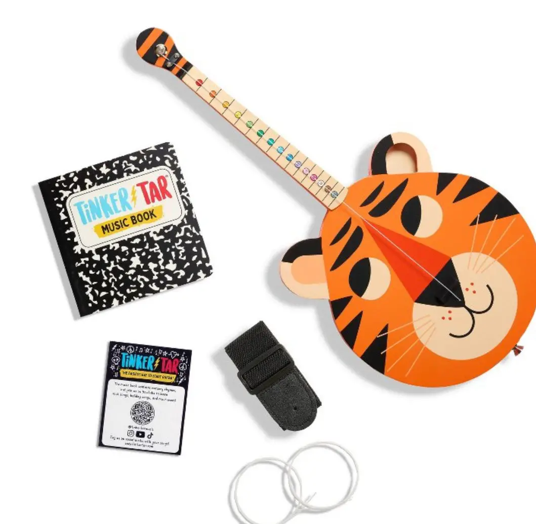 Buffalo Games Wooden Tinkertar Tiger Single
String Guitar 1