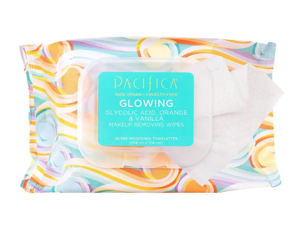 Glowing Makeup Removing Wipes - Orange 30Ct 1