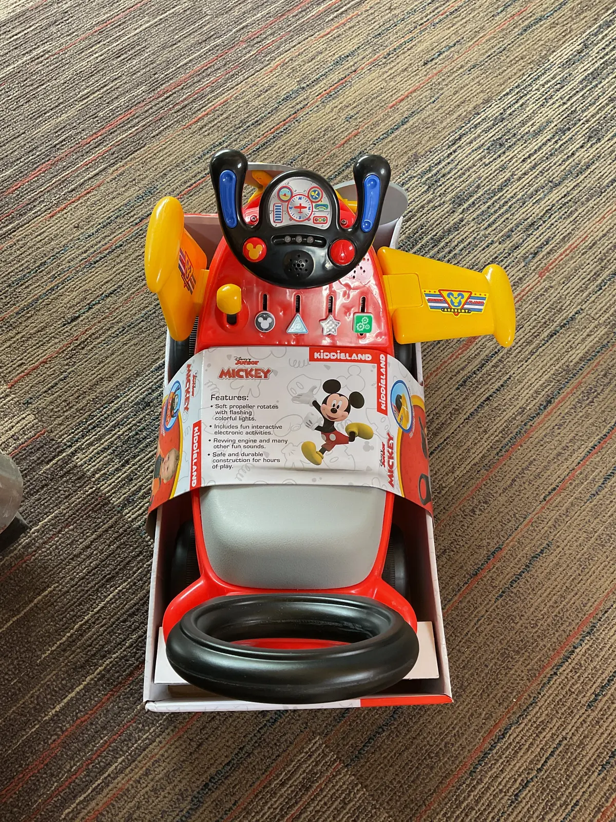 Disney Kiddieland Mickey Plane Ride-On 1
