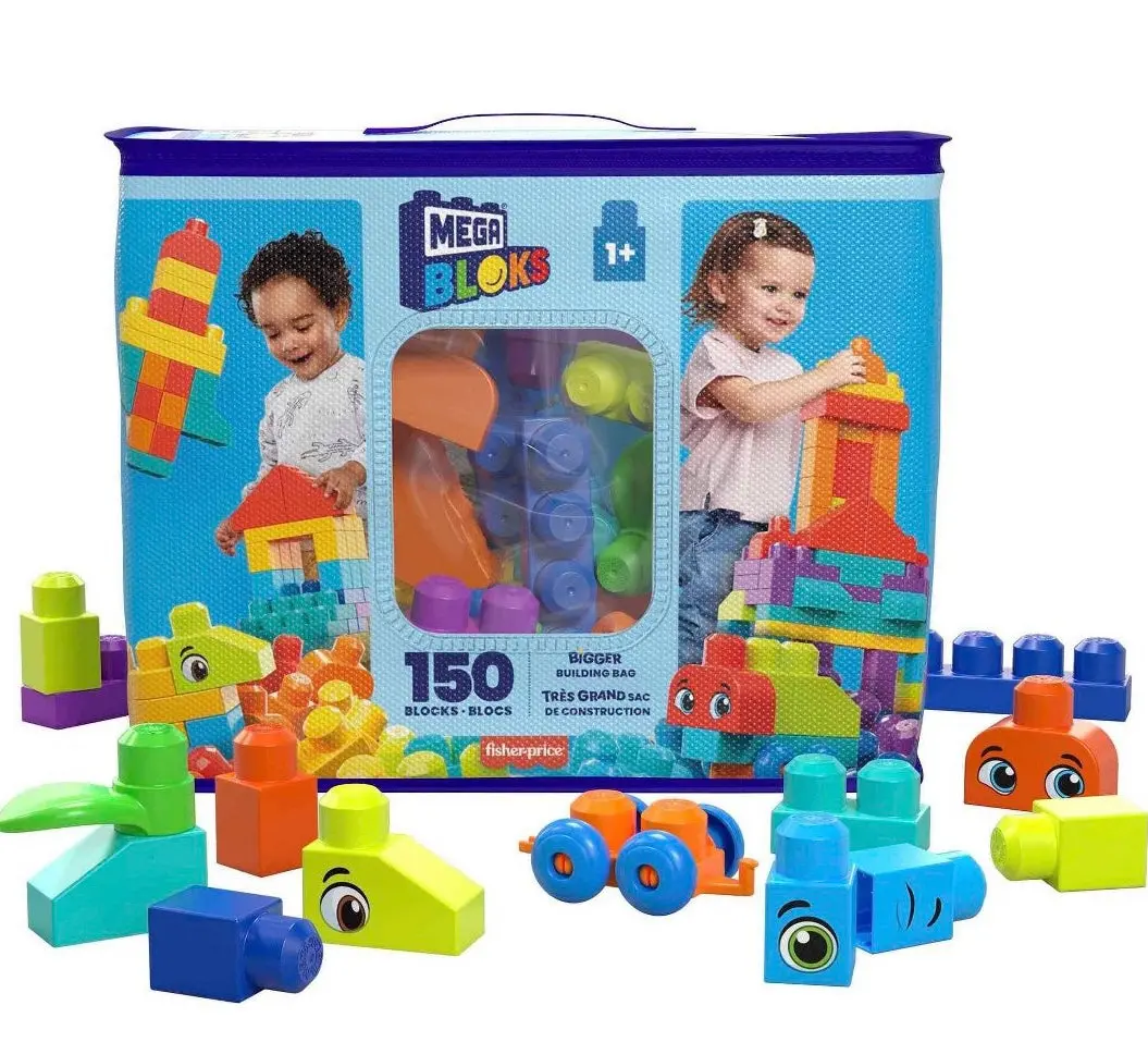 Mega Bloks Bigger Building Bag - 150Pcs 1