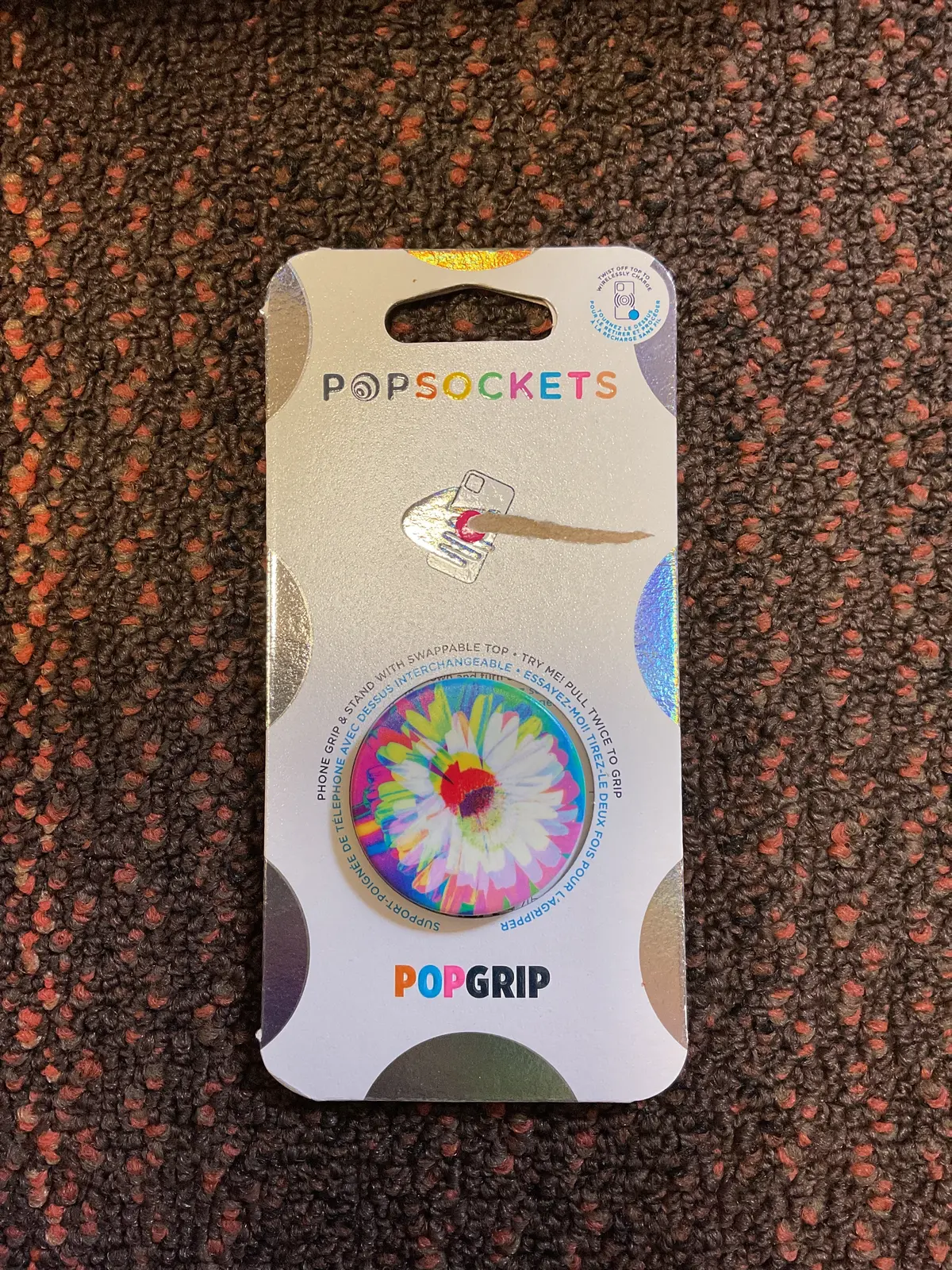 Popsockets Popgrip Cell Phone Grip & Stand- Frentic Flowers 1
