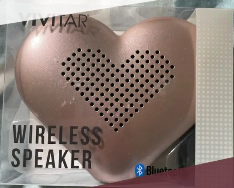 Vivitar Wireless Speaker - Heart Shape 1