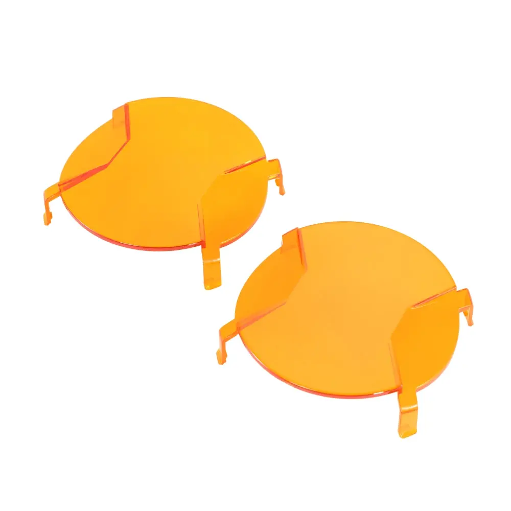 V-Ultra Series 3/5/7/9 Inch Led Pod Lights Dark Amber Cover Light Shield Cover 1