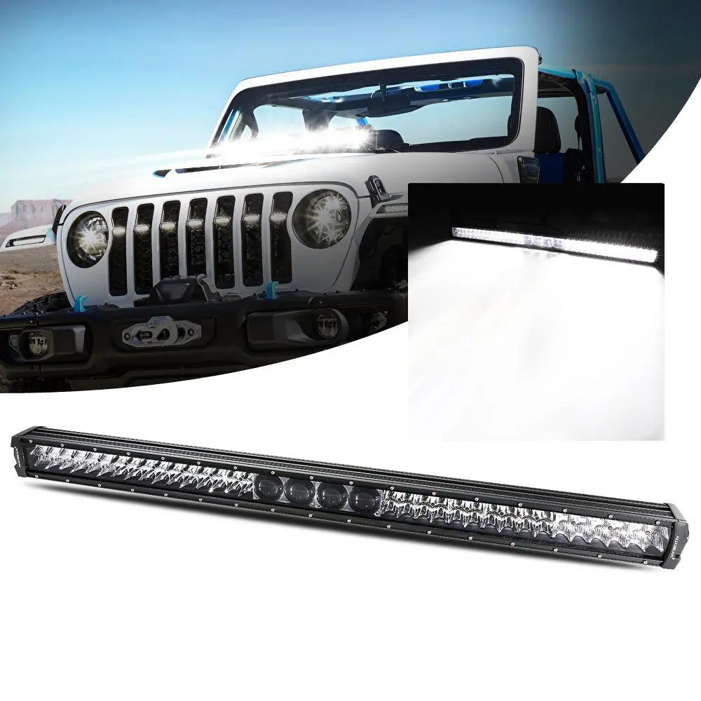 New 42 Inch 5D-Pro Series 44000Lm Spot Beam Off Road Led Light Bar 1