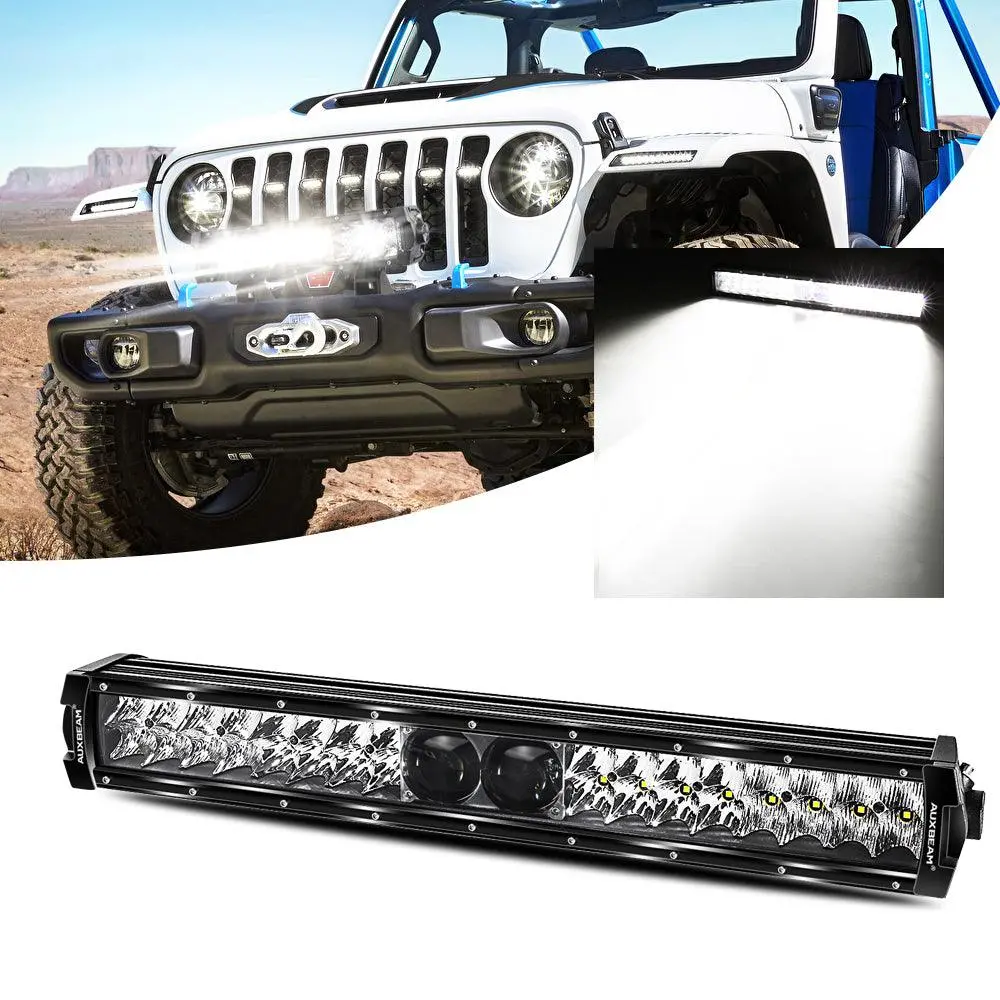 New 22 Inch 5D-Pro Series 22000Lm Spot Beam Off Road Led Light Bar 1