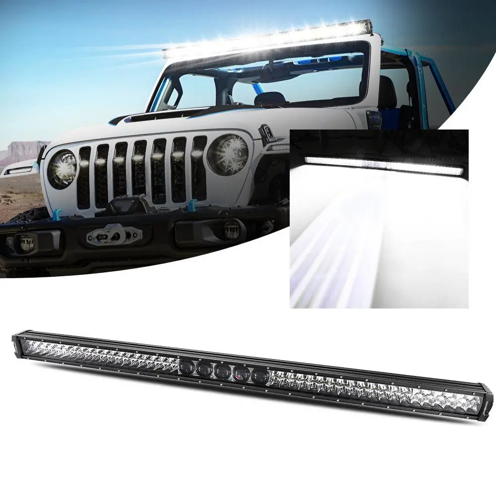 New 52 Inch 5D-Pro Series 55000Lm Spot Beam Off Road Led Light Bar 1
