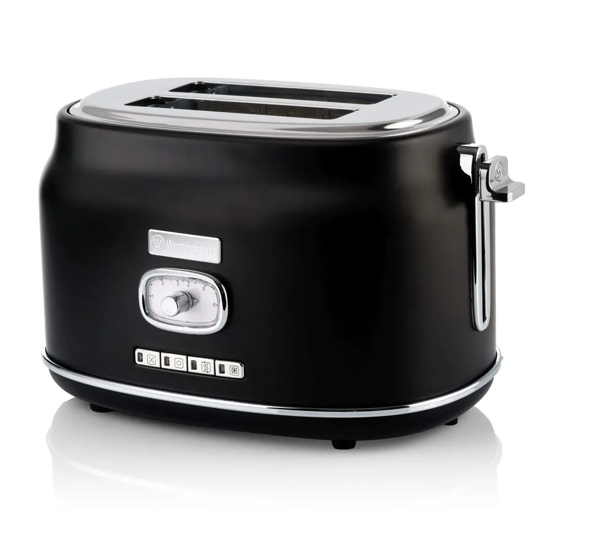 Westinghouse Broodrooster Retro Collections - 2 Sleuven - Liquorice Black - Wkttb857bk 1