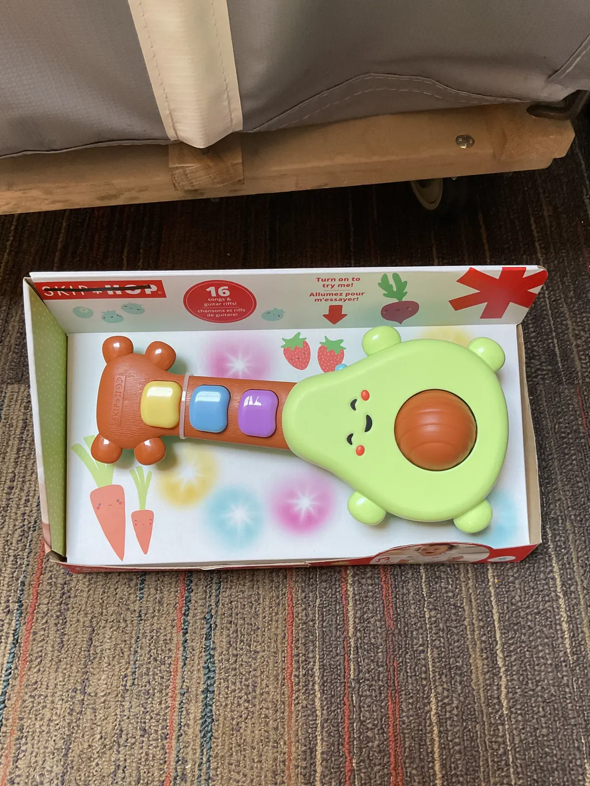 Skip Hop Baby Musical Toy - Farmstand Rock-A-Mole Guitar 1