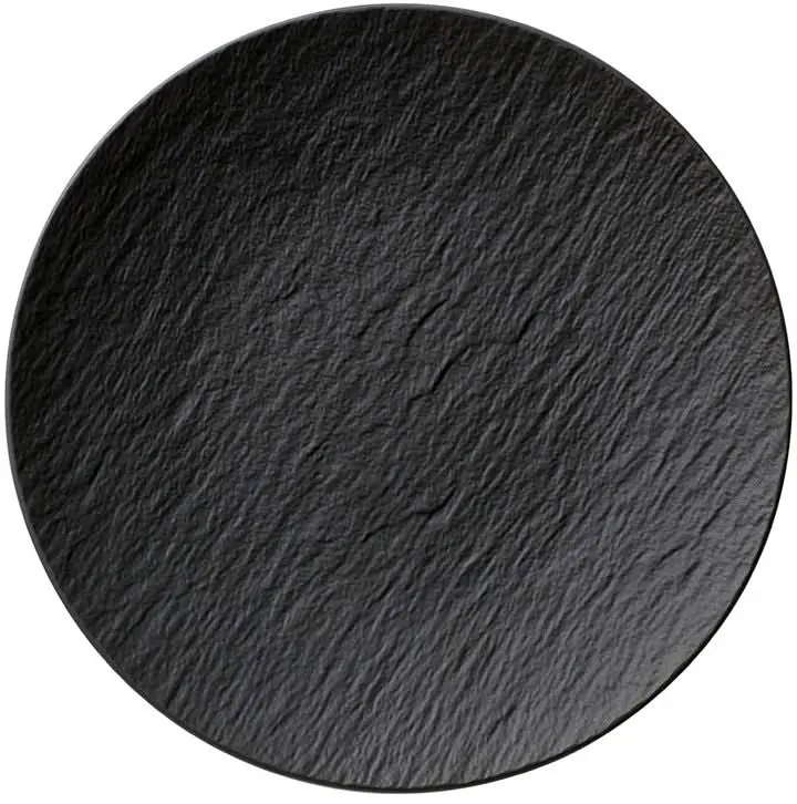 Villeroy & Boch Dinerbord Manufacture Rock - Zwart - Ø 25 Cm 1