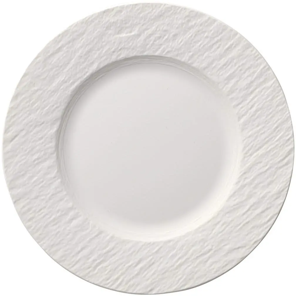 Villeroy & Boch Ontbijtbord / Dessertbord Manufacture Rock - Wit - Ø 22 Cm 1