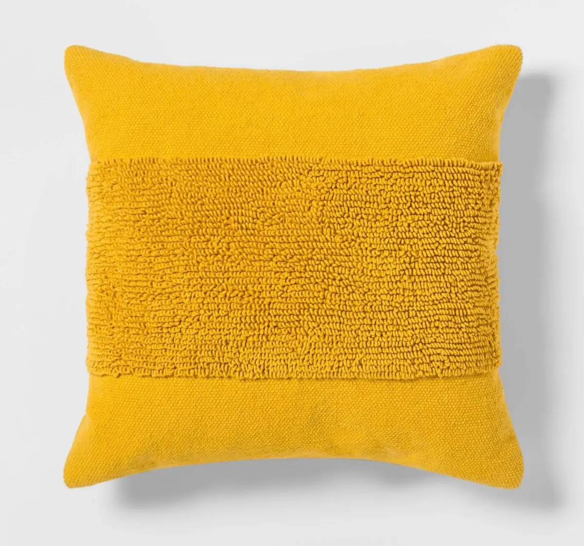 Modern Tufted Square Throw Pillow - Summer 1