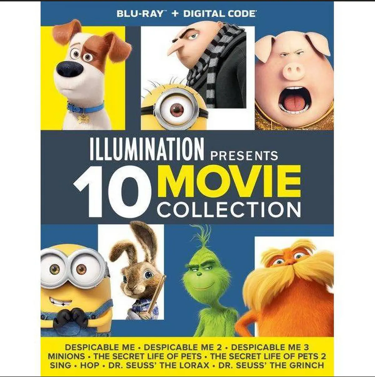 Illumination Presents: 10- Movie Collection (Blu-Ray +Digital) 1