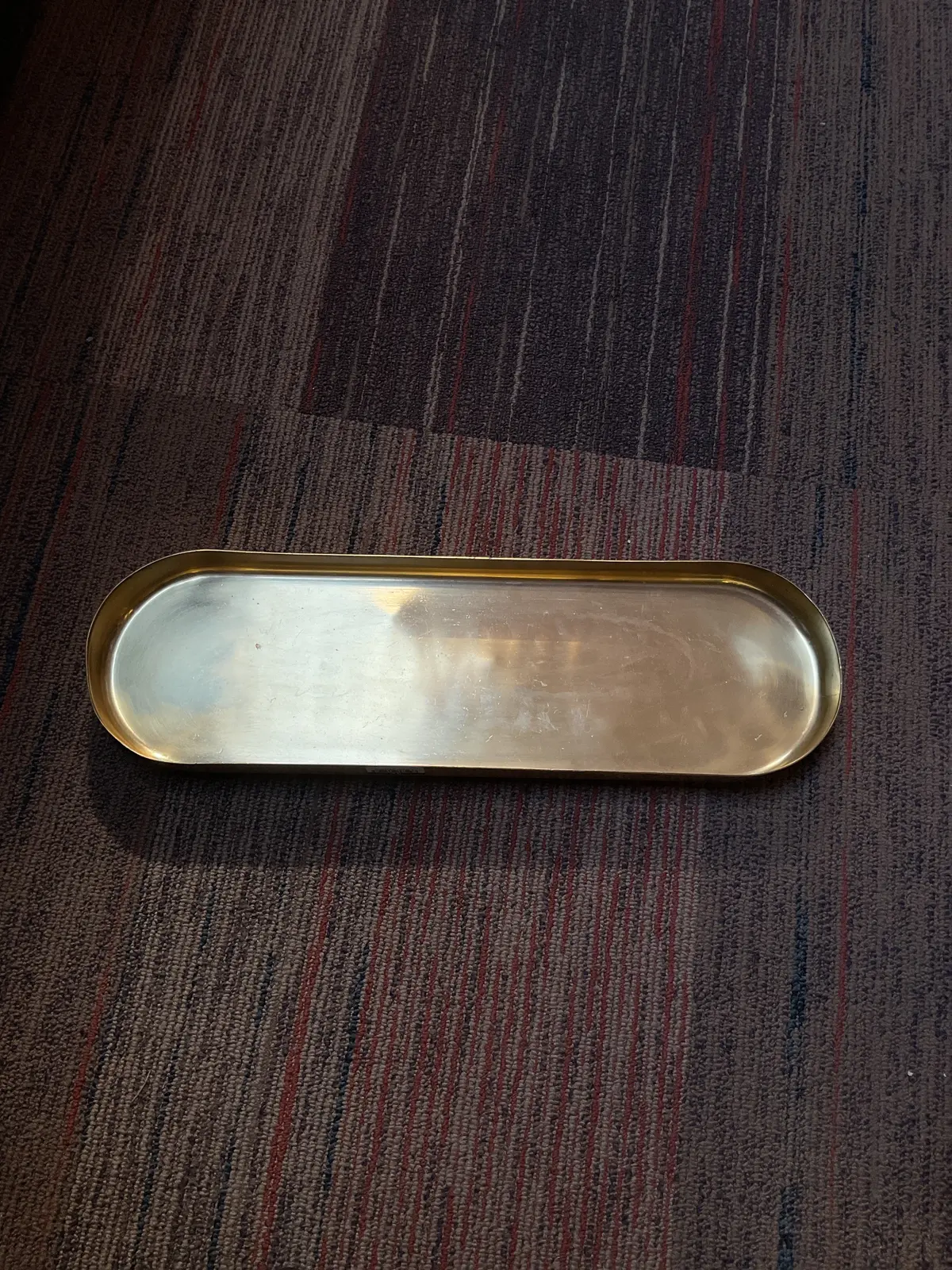 Aluminum Gold Decorative Tray 1
