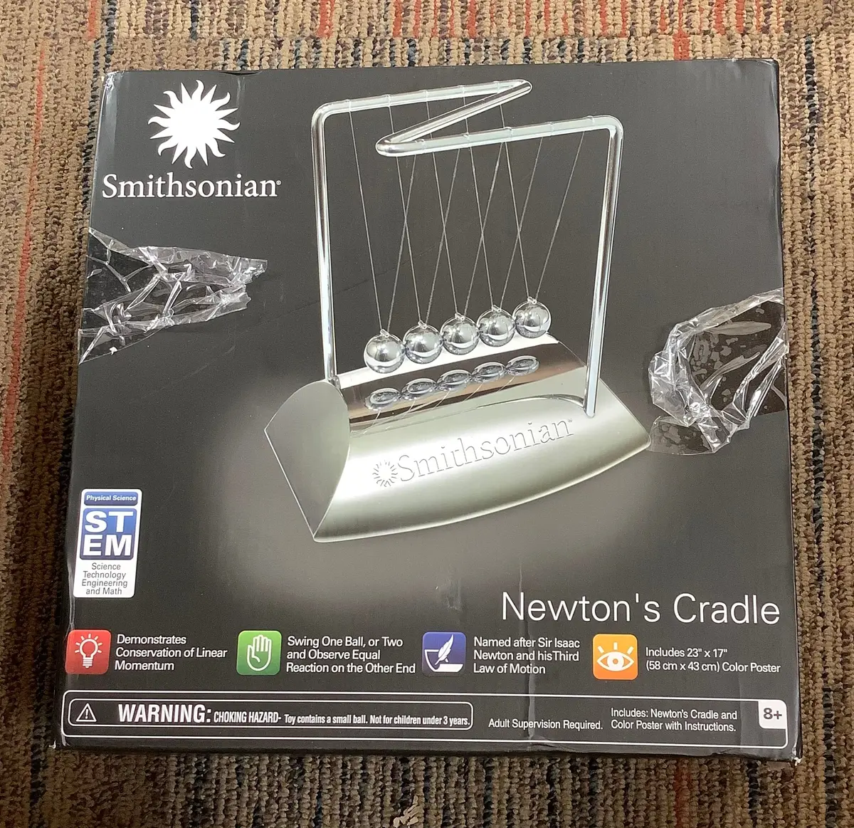 Smithsonian Newton's Cradle Science Kit 1