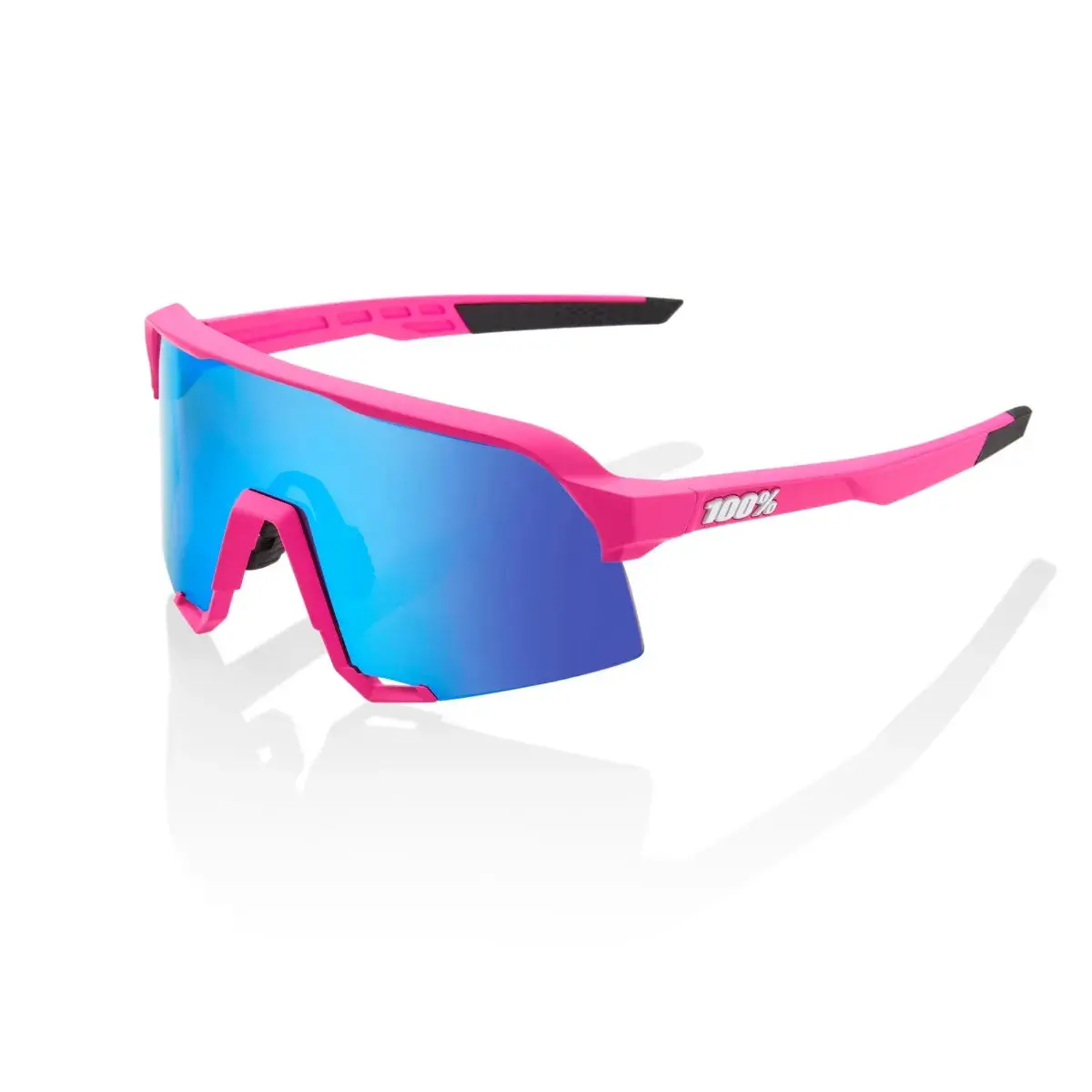 100% S3 Soft Tact Pink Hiper Blue Multilayer Mirror Lens 1