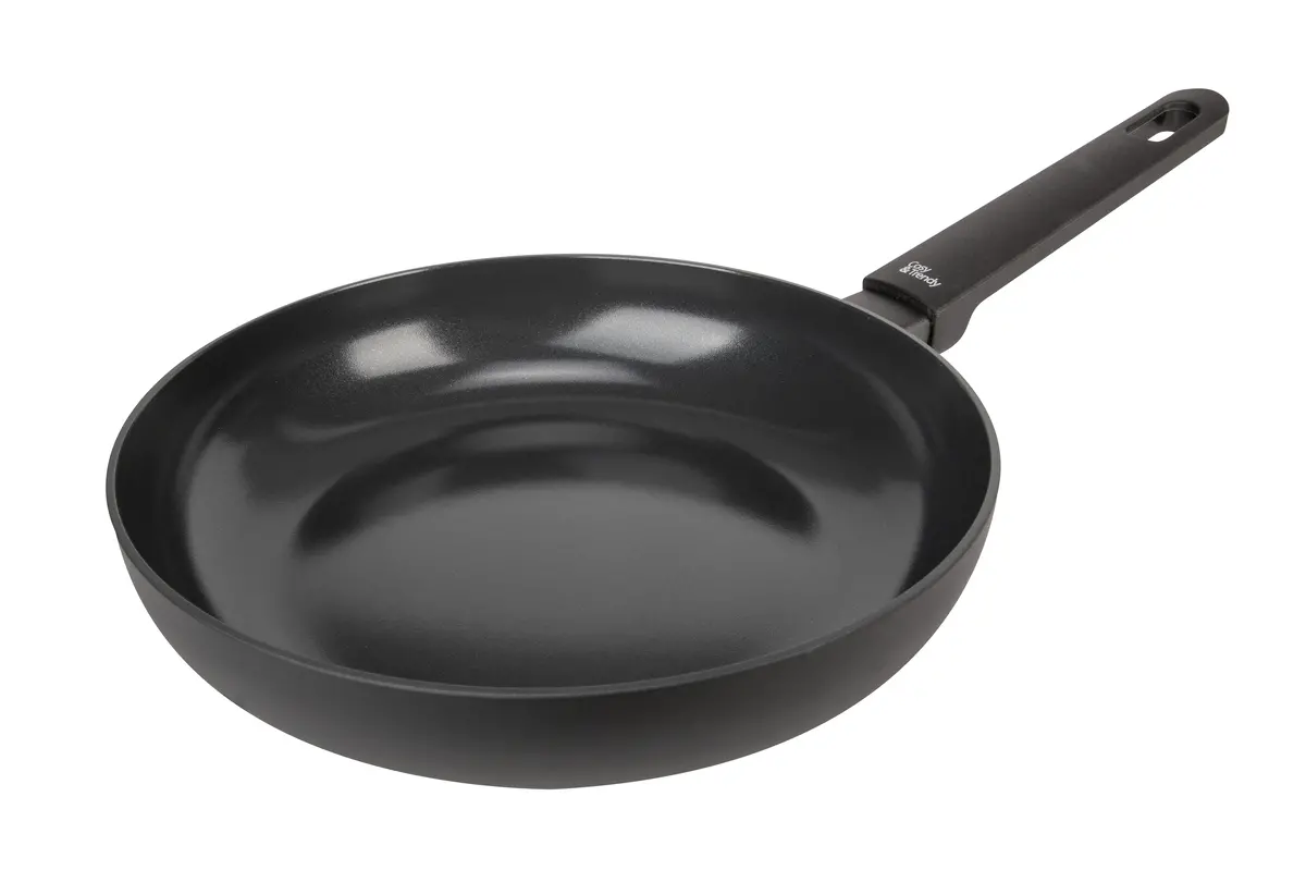 Cookinglife Koekenpan Black Cera - Ø 24 Cm - Keramische Anti-Aanbaklaag 1