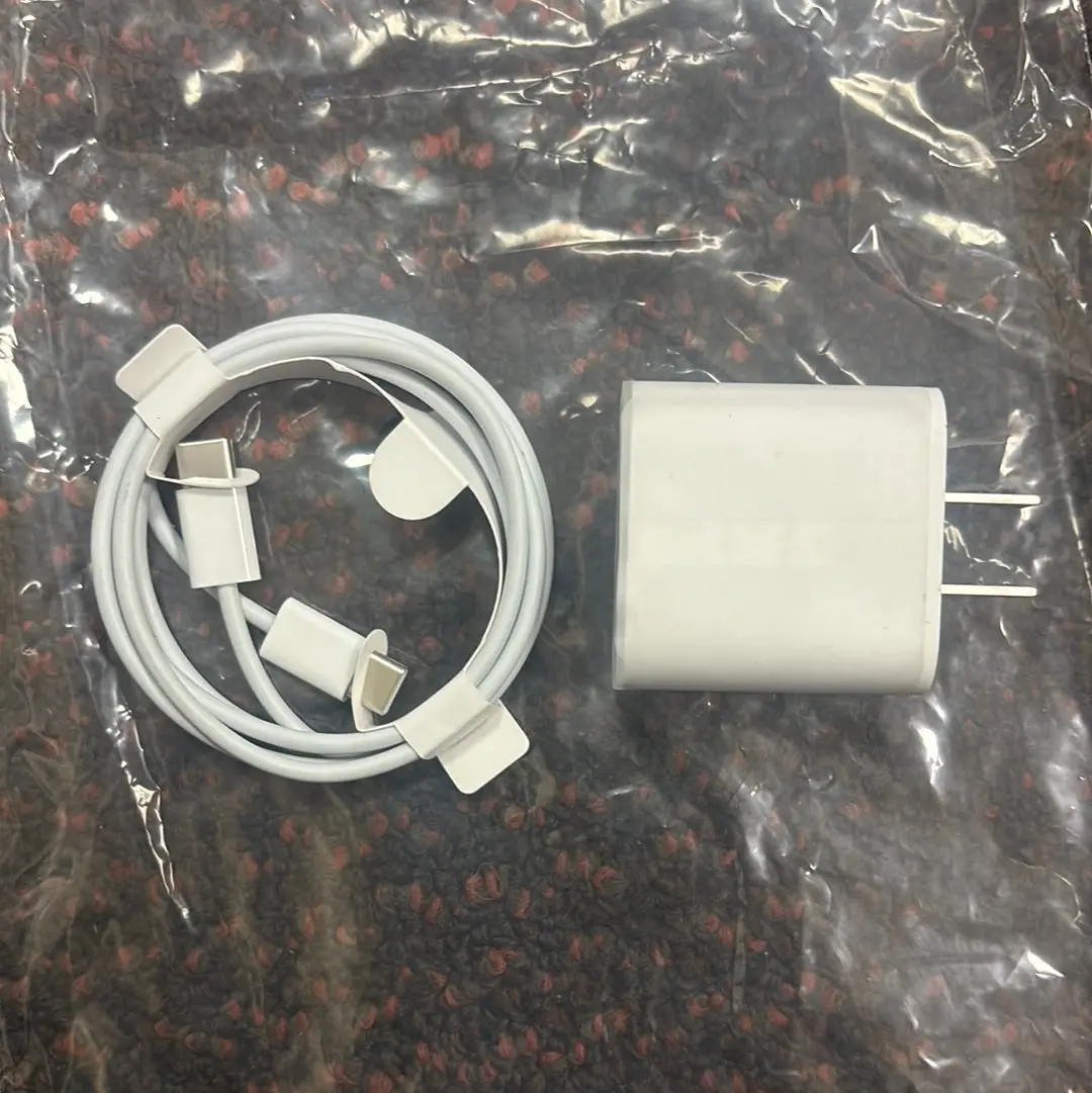 Apple 20W Charger Usb-C To Usb-C Cord Set 1
