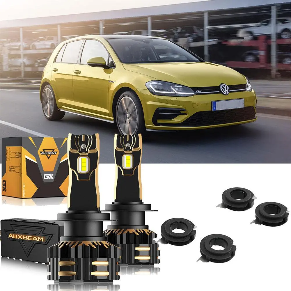 For 2017 Volkswagen Golf 7 (5G) Facelift H7 Led Headlight Bulbs 1