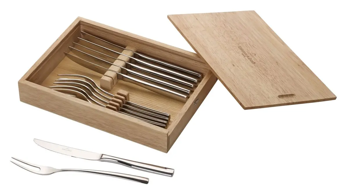 Villeroy & Boch Steakset Piemont -  18/10 Rvs - 12-Delig 1