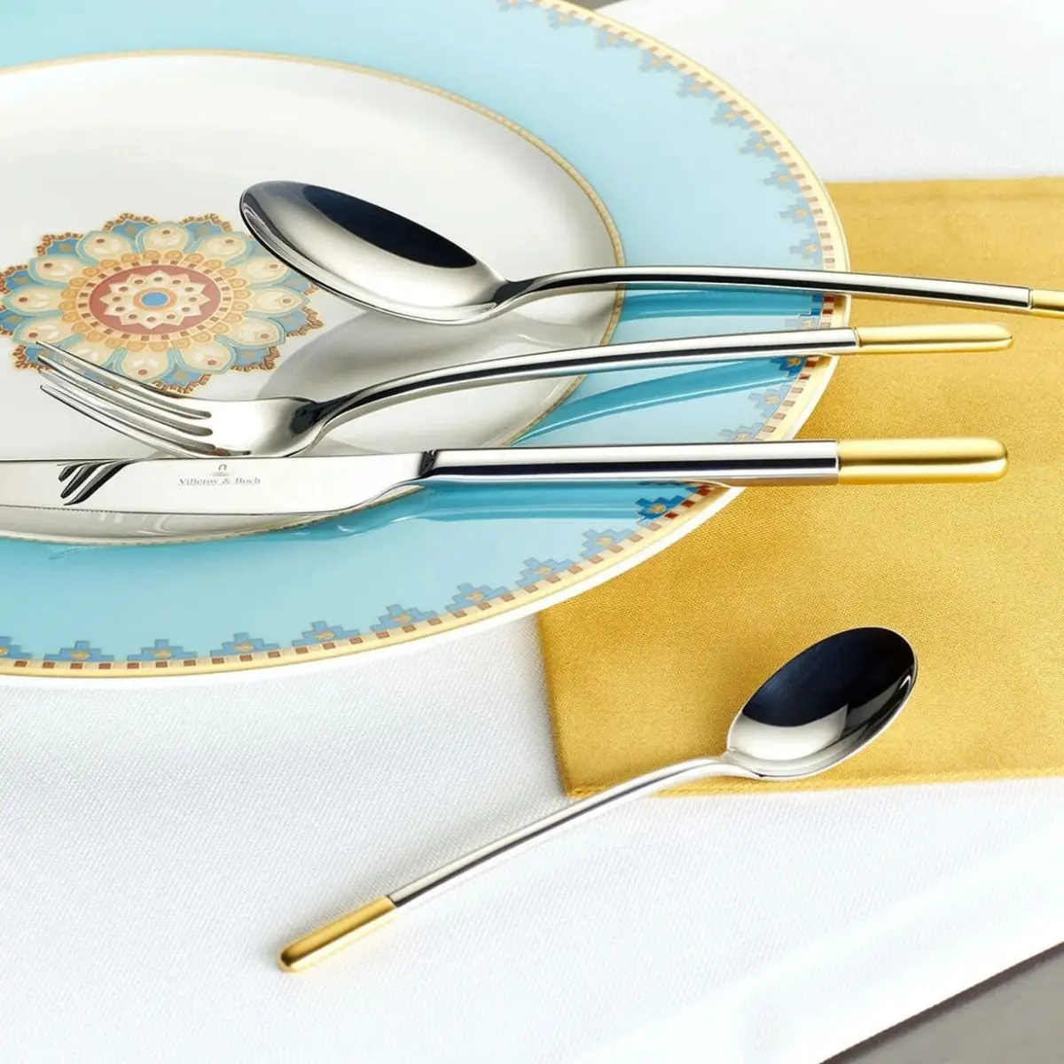 Villeroy & Boch Bestekset Ella - 30 Delig / 6 Personen - Verguld 2