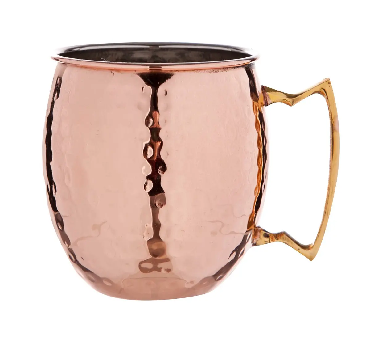 Cosy & Trendy Cocktailbeker Moscow Mule - Gehamerd Koper - 450 Ml 1